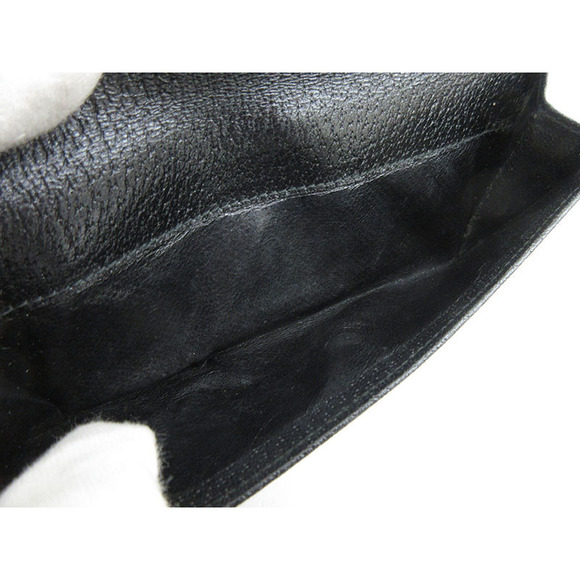 Gucci Double Hook Long Wallet Black Leather - Picture 12 of 12